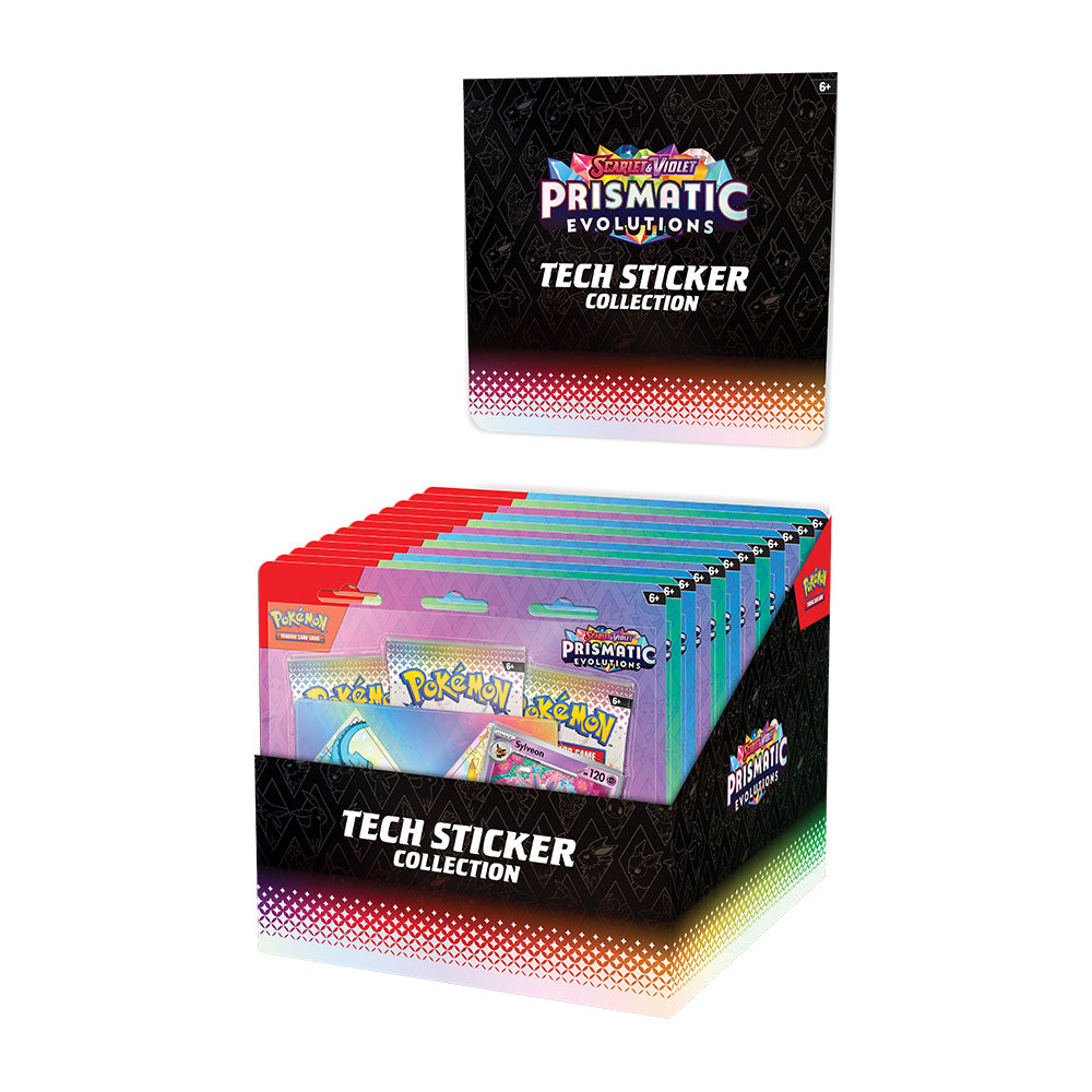 POKÉMON: SCARLET & VIOLET PRISMATIC EVOLUTIONS: TECH STICKER BLISTER