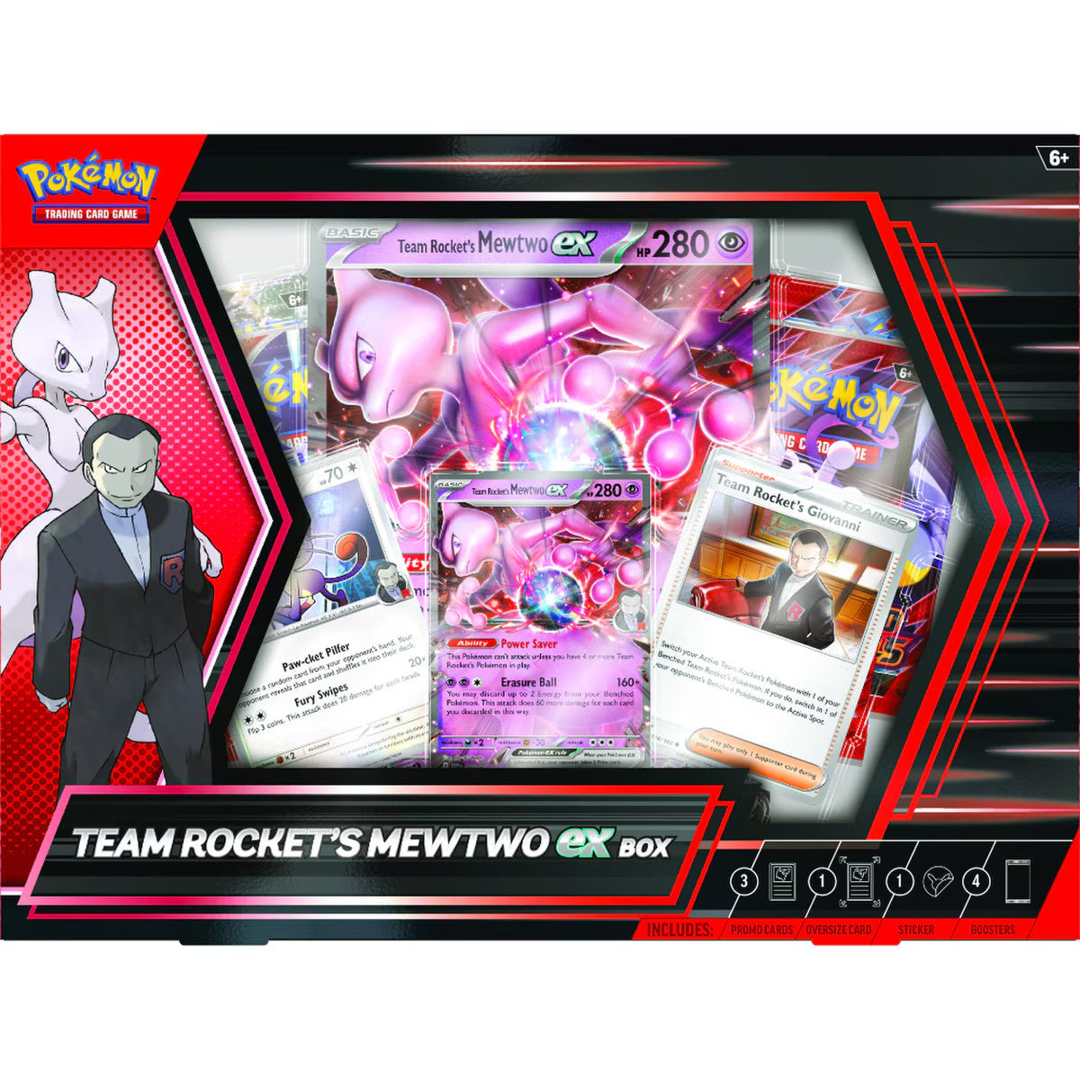 !!! RIP NShip only !!!!POKÉMON: TEAM ROCKET’S MEWTWO EX BOX