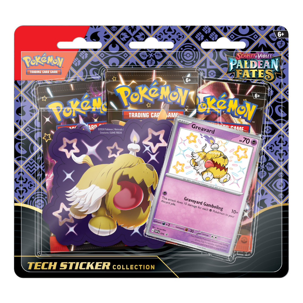 Pokémon: SV4.5 Paldean Fates - Tech Sticker Blister