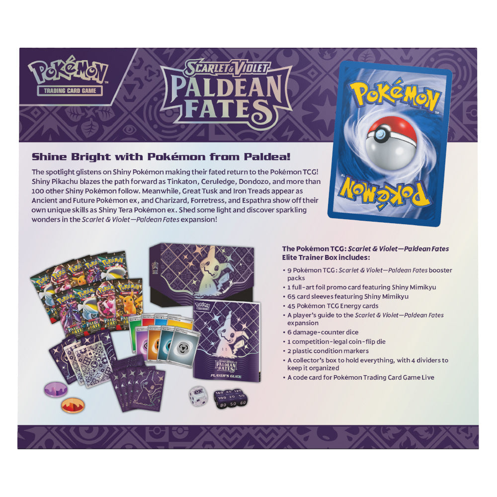 Pokémon: SV4.5 Paldean Fates - Elite Trainer Box