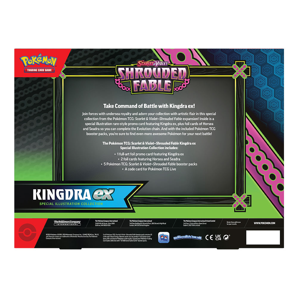 !!! Rip N Ship ONLY !!! Pokémon TCG Scarlet & Violet - Shrouded Fable Kingdra ex Special Illustration Collection
