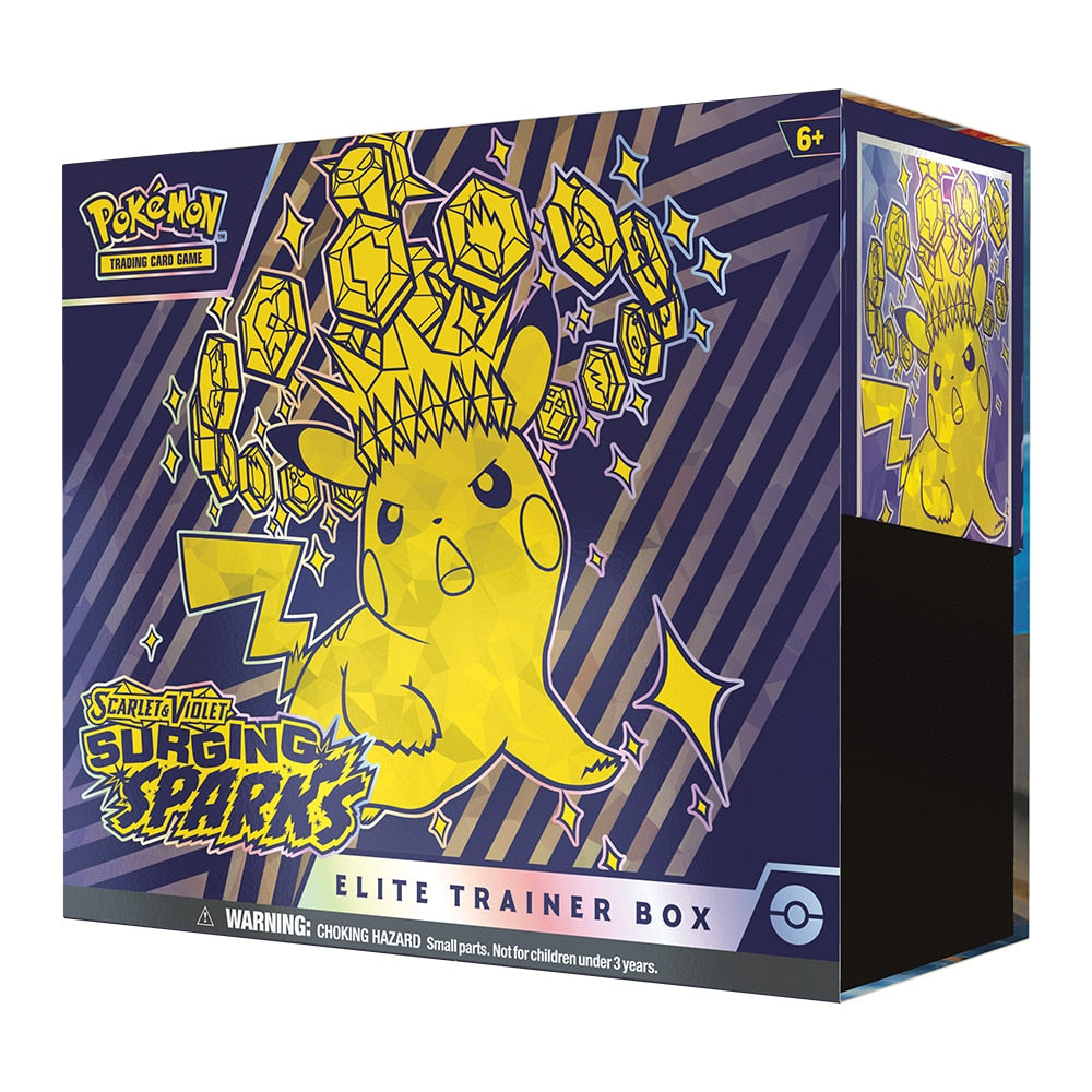 !!! Rip N Ship !!! Pokémon TCG: Scarlet Violet - Surging Sparks Elite Trainer Box