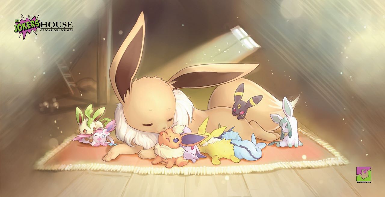 Custom jokers house evee Playmat