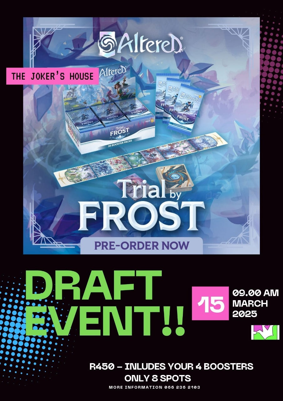 Altered tcg DRAFT competition ticket