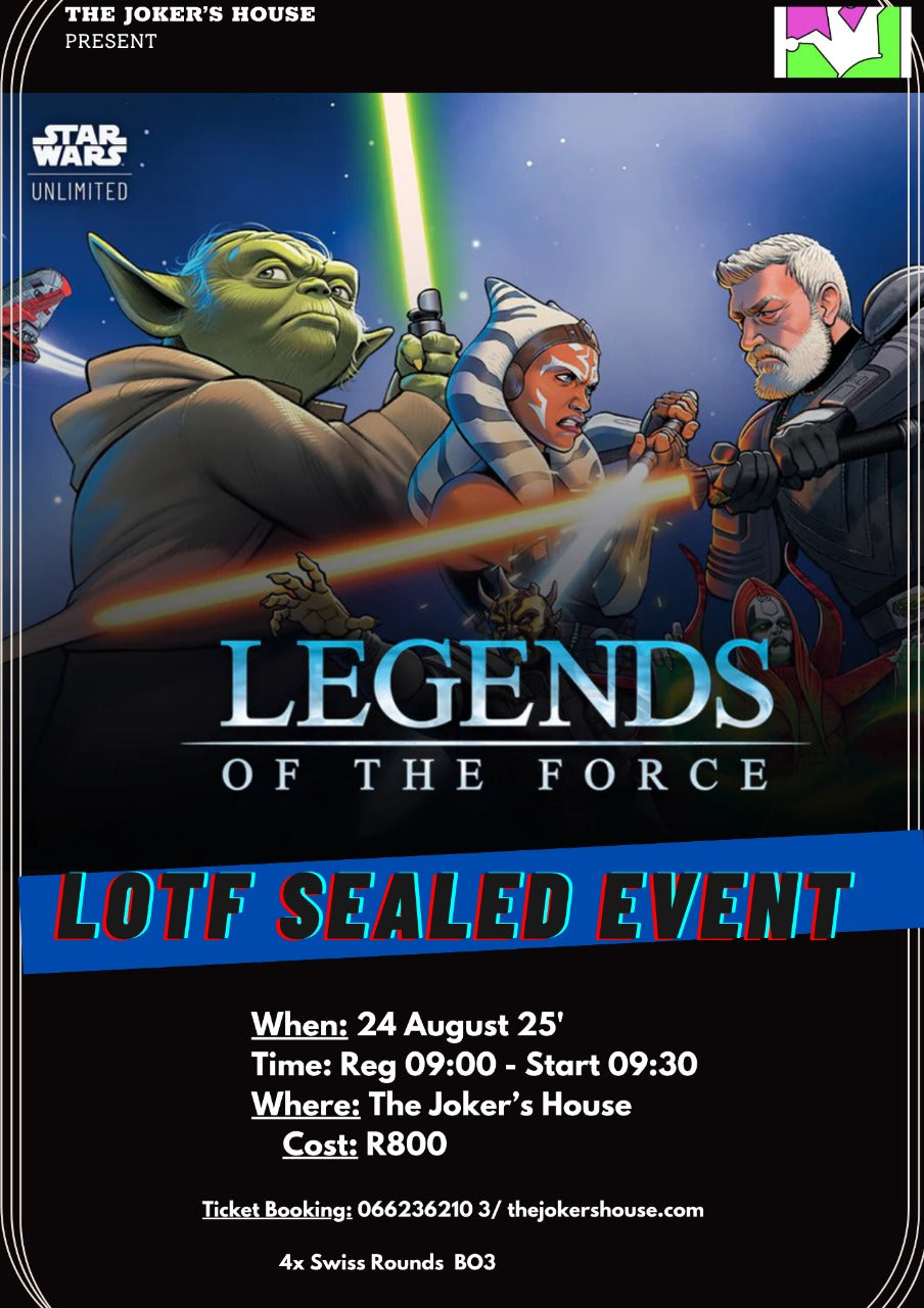 Star wars LOTF sealed event 24 august