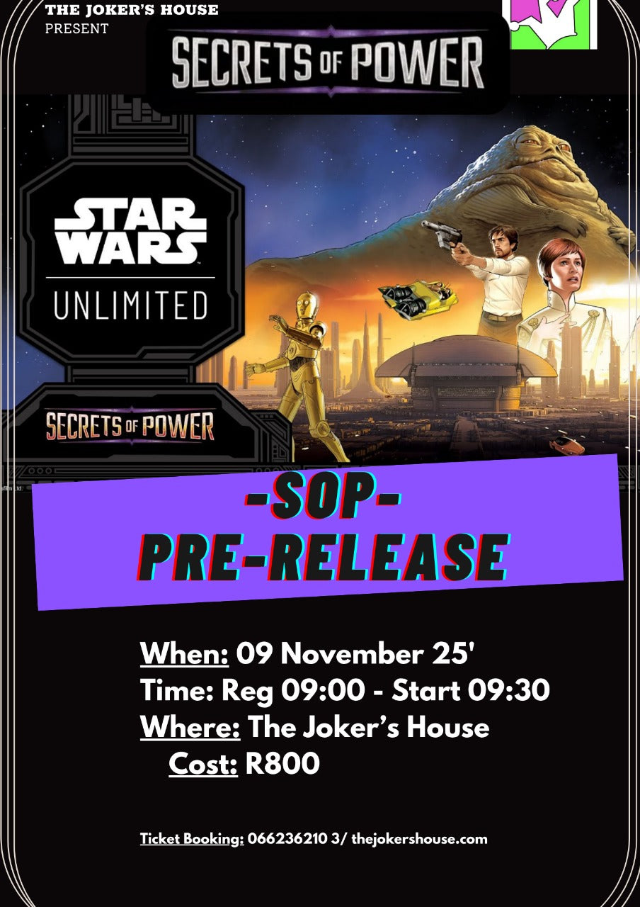 Star wars secrets of power pre release ticket