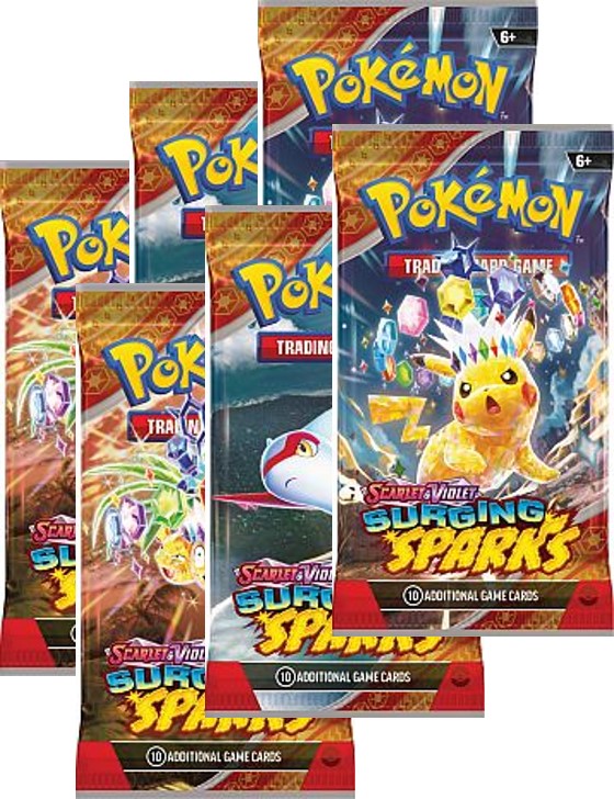 !!! Rip N Ship ONLY !!! Pokémon Booster Pack X 6