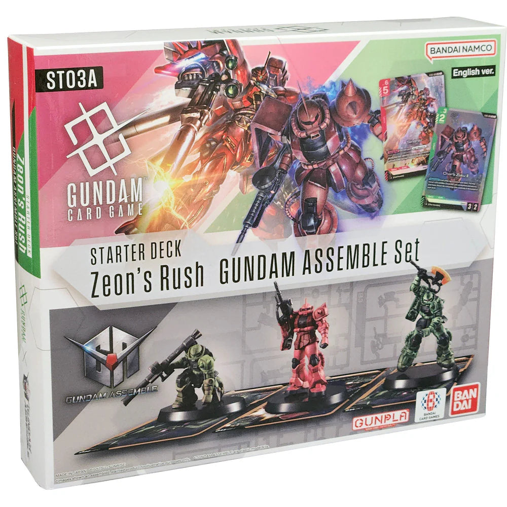 Gundam Card Game: Gundam Assemble Starter Deck - Zeon's Rush (ST03A)