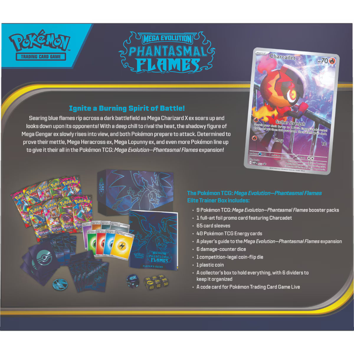 POKÉMON: MEGA EVOLUTION—PHANTASMAL FLAMES -ELITE TRAINER BOX