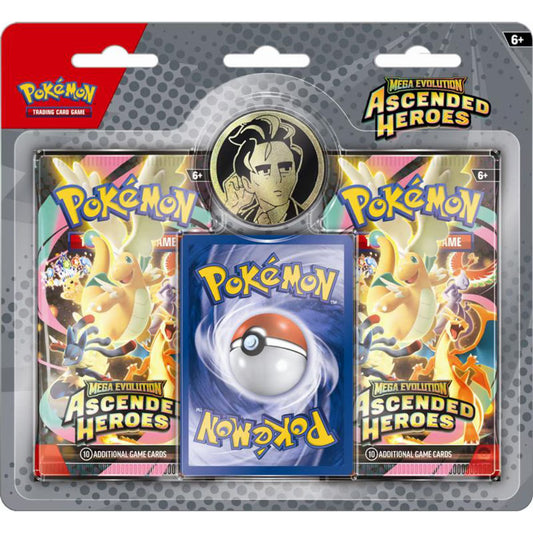 !!!RipNShip Only!!!Pokémon TCG: Mega Evolution–Ascended Heroes 2-Pack Blister (3 packs per person)