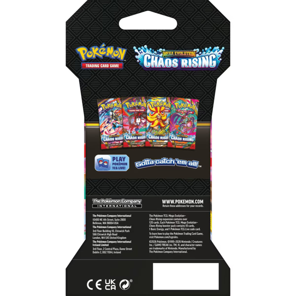 Chaos Rising - Sleeved Booster Pack - Rip N Ship