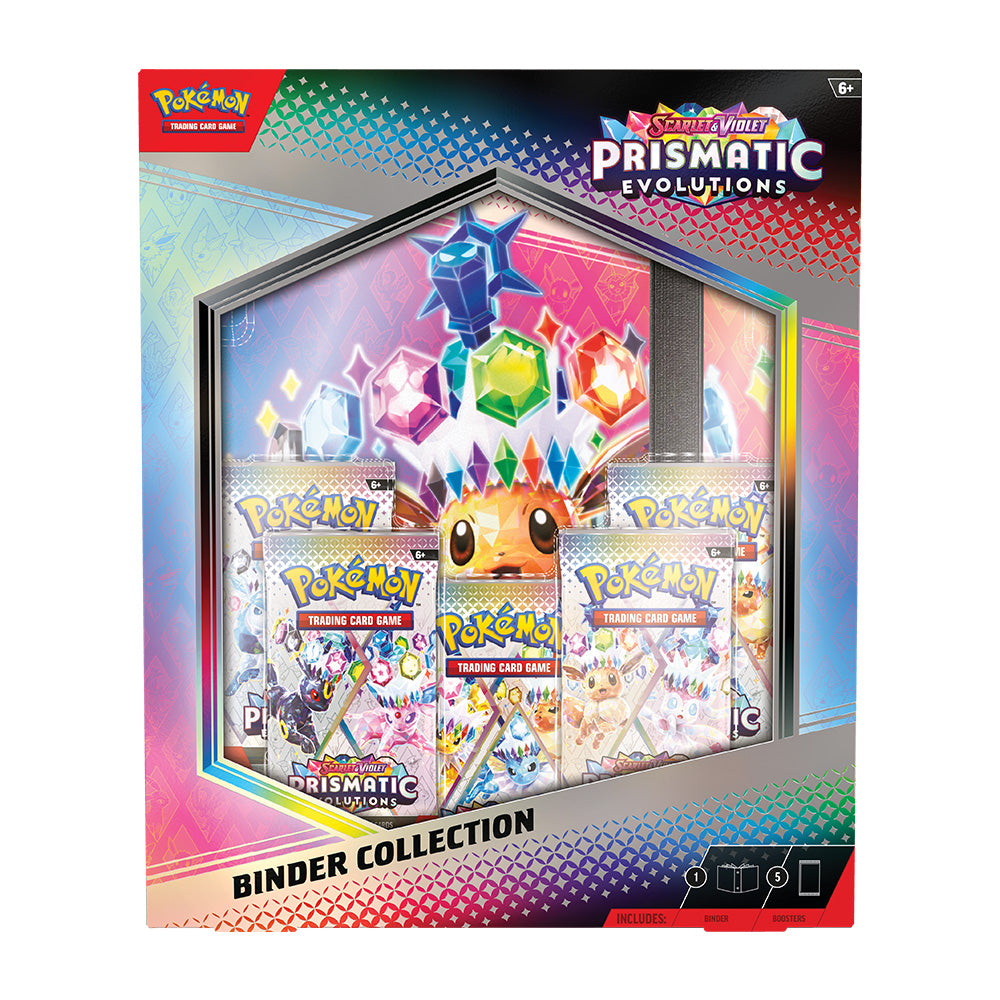 !@!!!!RIP N SHIP ONLY!!!!!!2 per person!!!Pokémon: Scarlet & Violet Prismatic Evolutions: Binder Collection