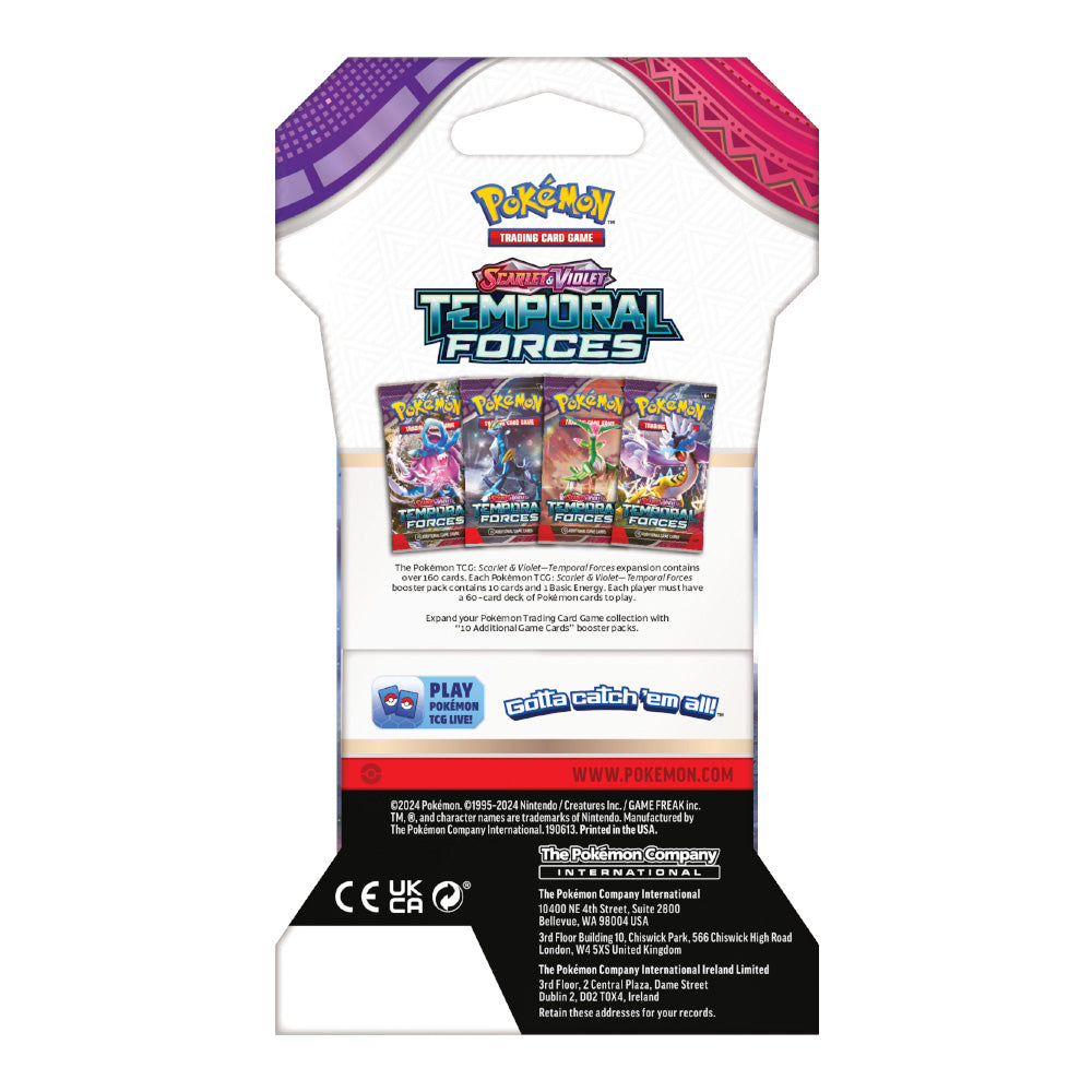 Pokémon: Scarlet &amp; Violet 5: Temporal Forces - Sleeved Boosters