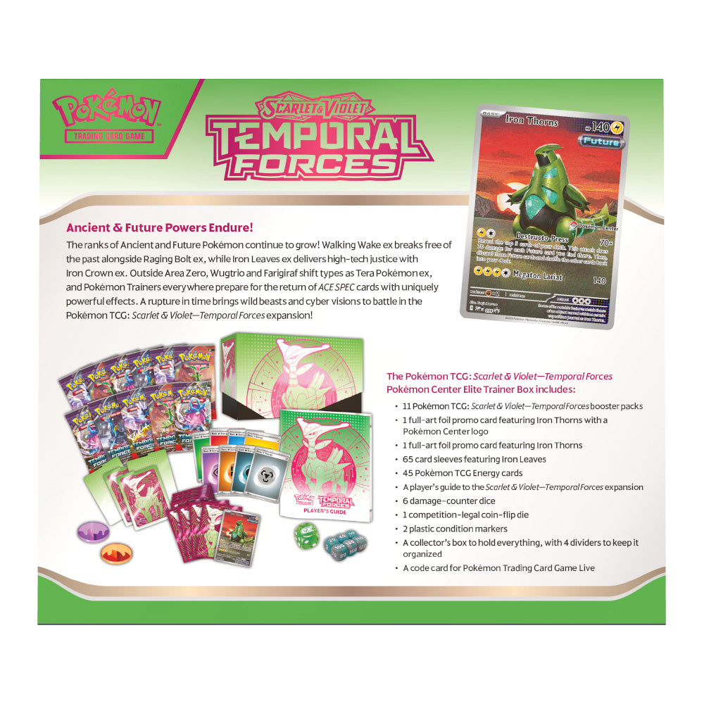 Pokémon: Scarlet &amp; Violet 5: Temporal Forces - Elite Trainer Box