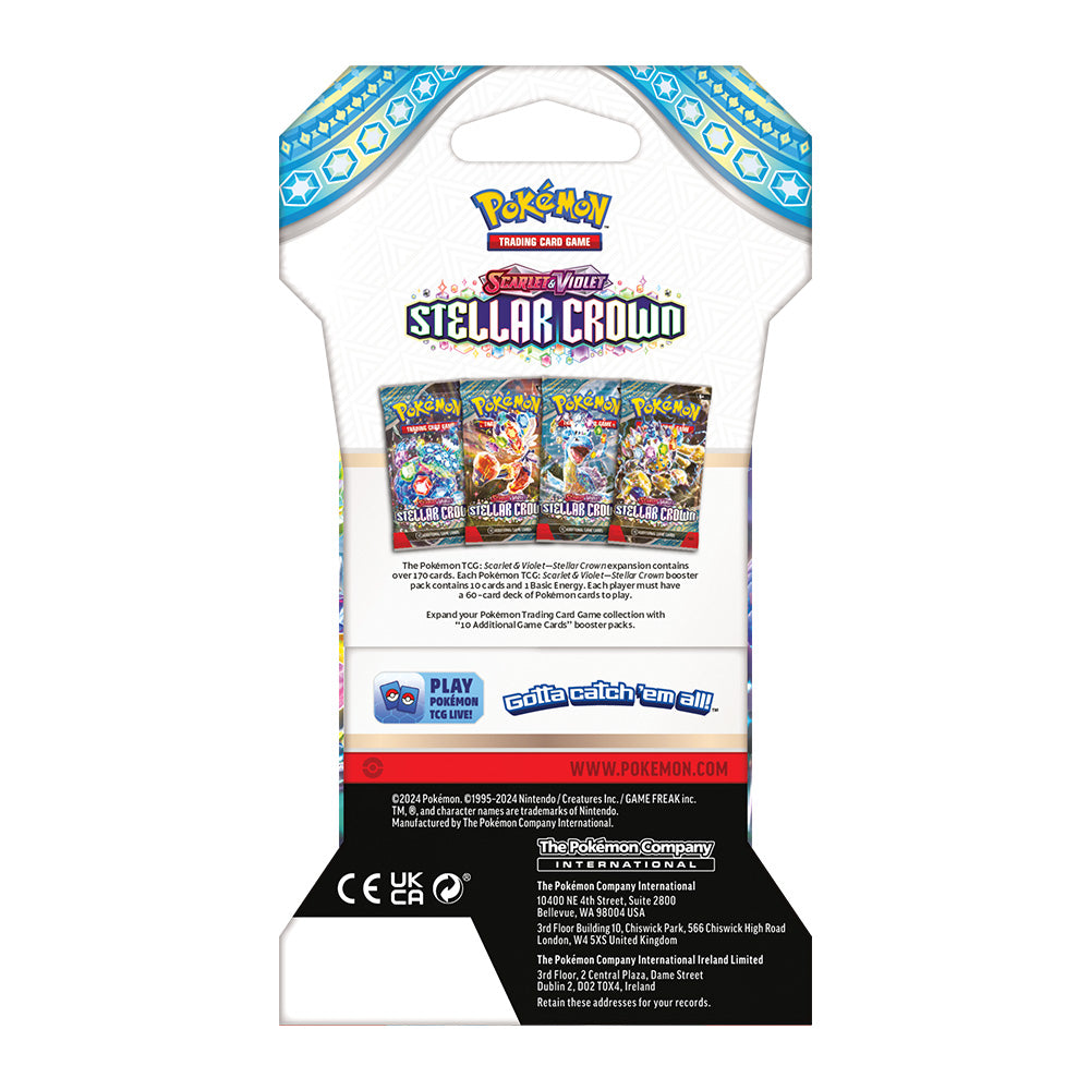 Pokémon: Scarlet &amp; Violet 7: Stellar Crown - Sleeved Boosters