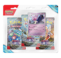 Pokémon: Scarlet &amp; Violet 7: Stellar Crown - 3-pack Blister