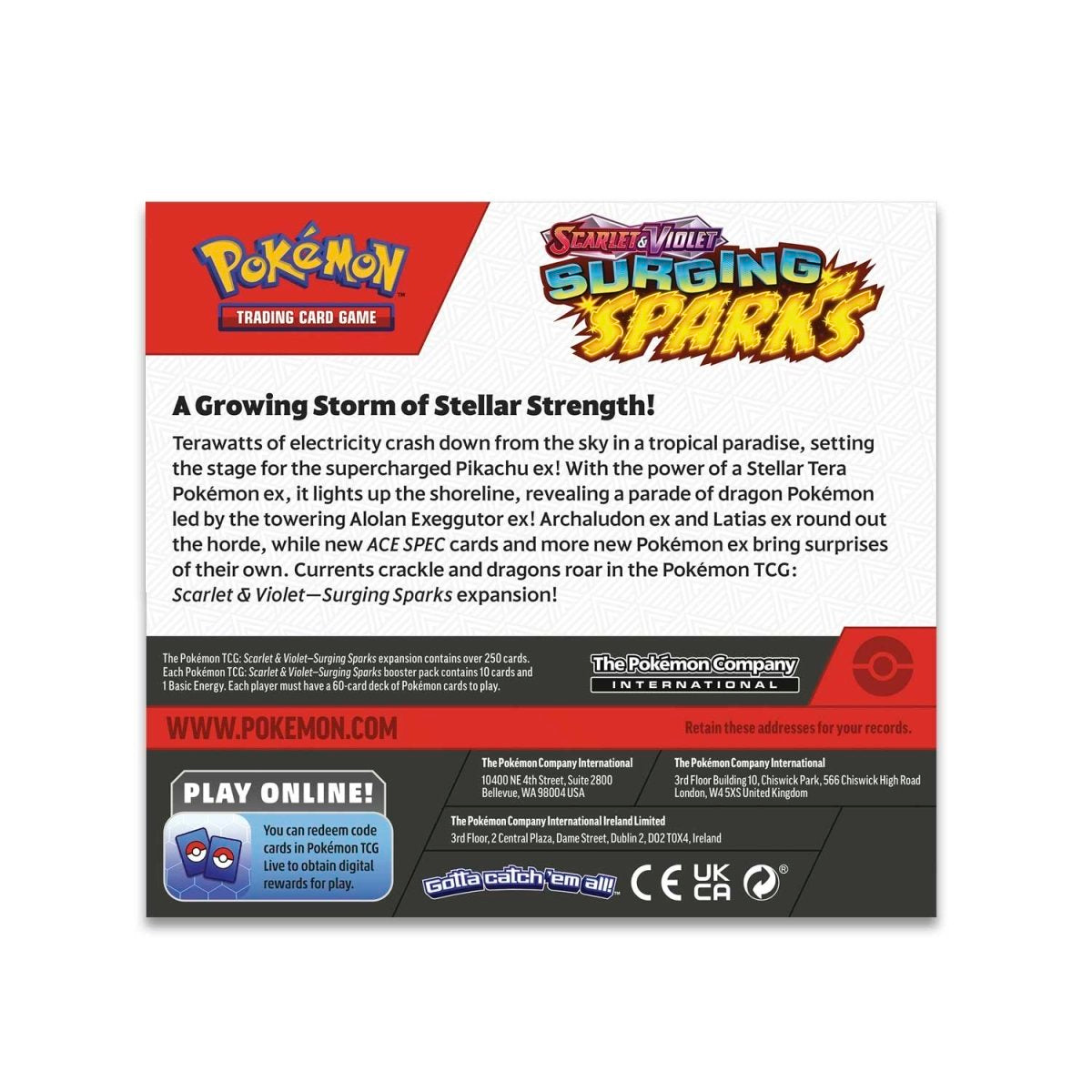 Pokémon TCG: Scarlet Violet - Surging Sparks Booster Box