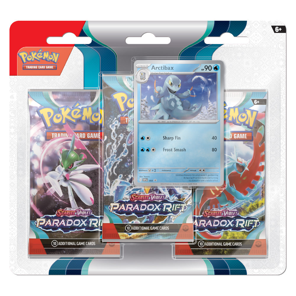 Pokémon: Scarlet & Violet 4: Paradox Rift - 3-pack blister