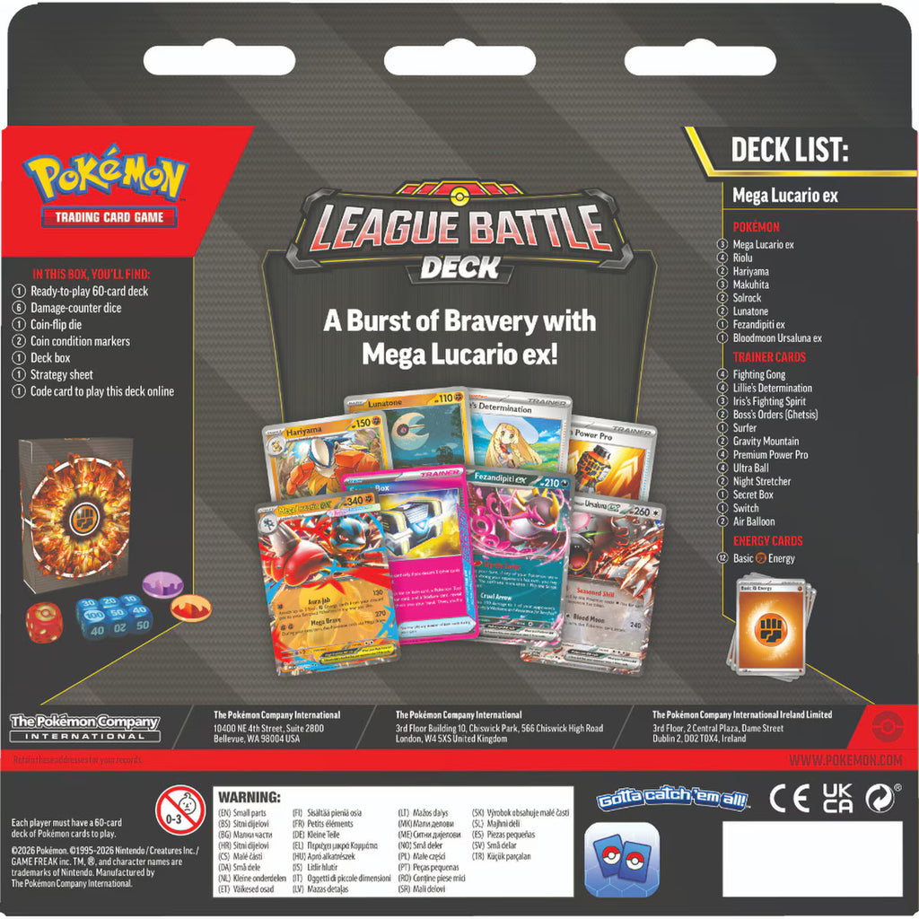 Mega Lucario League Battle Deck