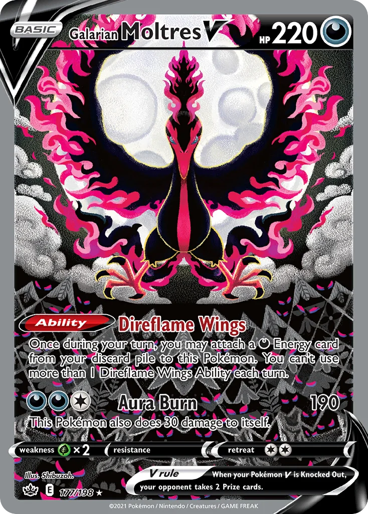 Galarian Moltres V 177/198