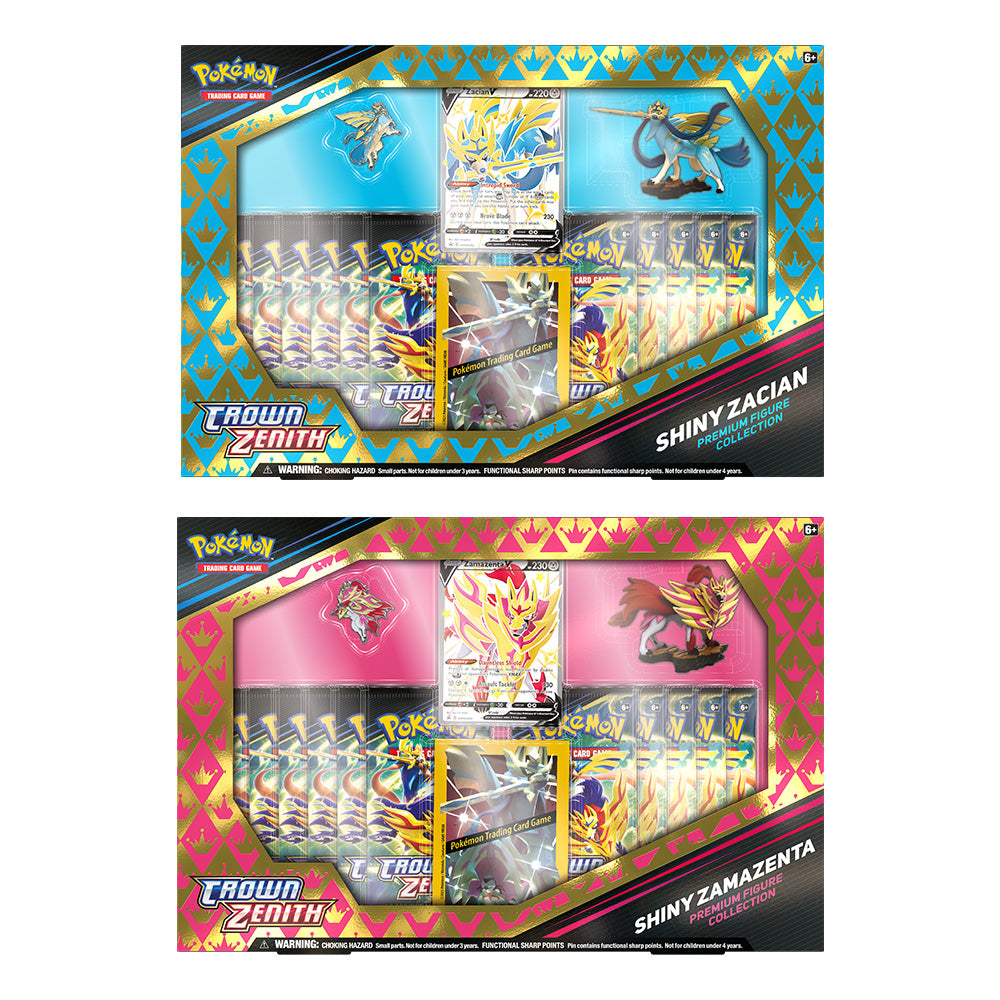 Pokemon: Crown Zenith - Shiny Zacian & Shiny Zamazenta - Premium