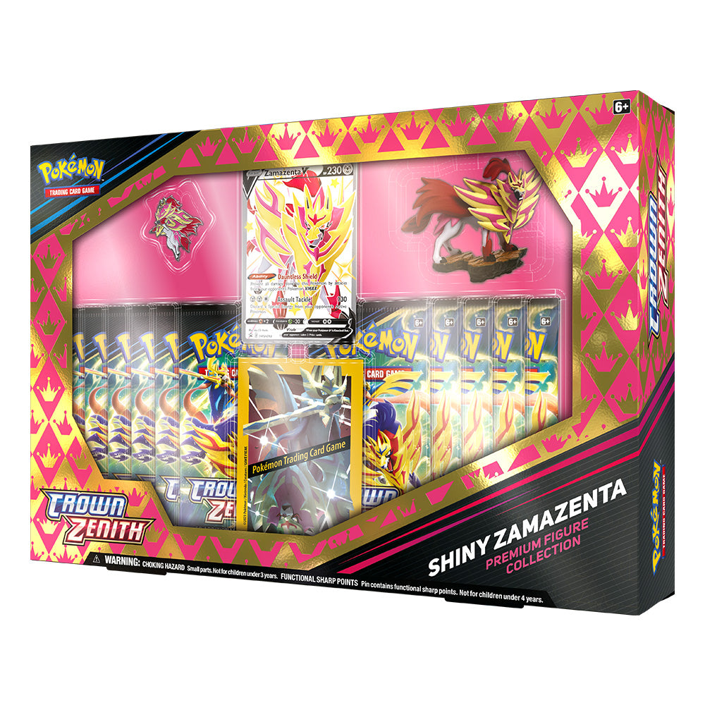 Pokemon Crown Zenith Shiny Zamazenta Premium Figure Collection Box
