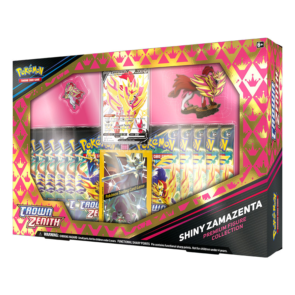 pokemon crown zenith shiny zacian premium collection box for sale the jokers house