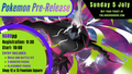 Pre Release TICKETS - Pokemon Pitch Black