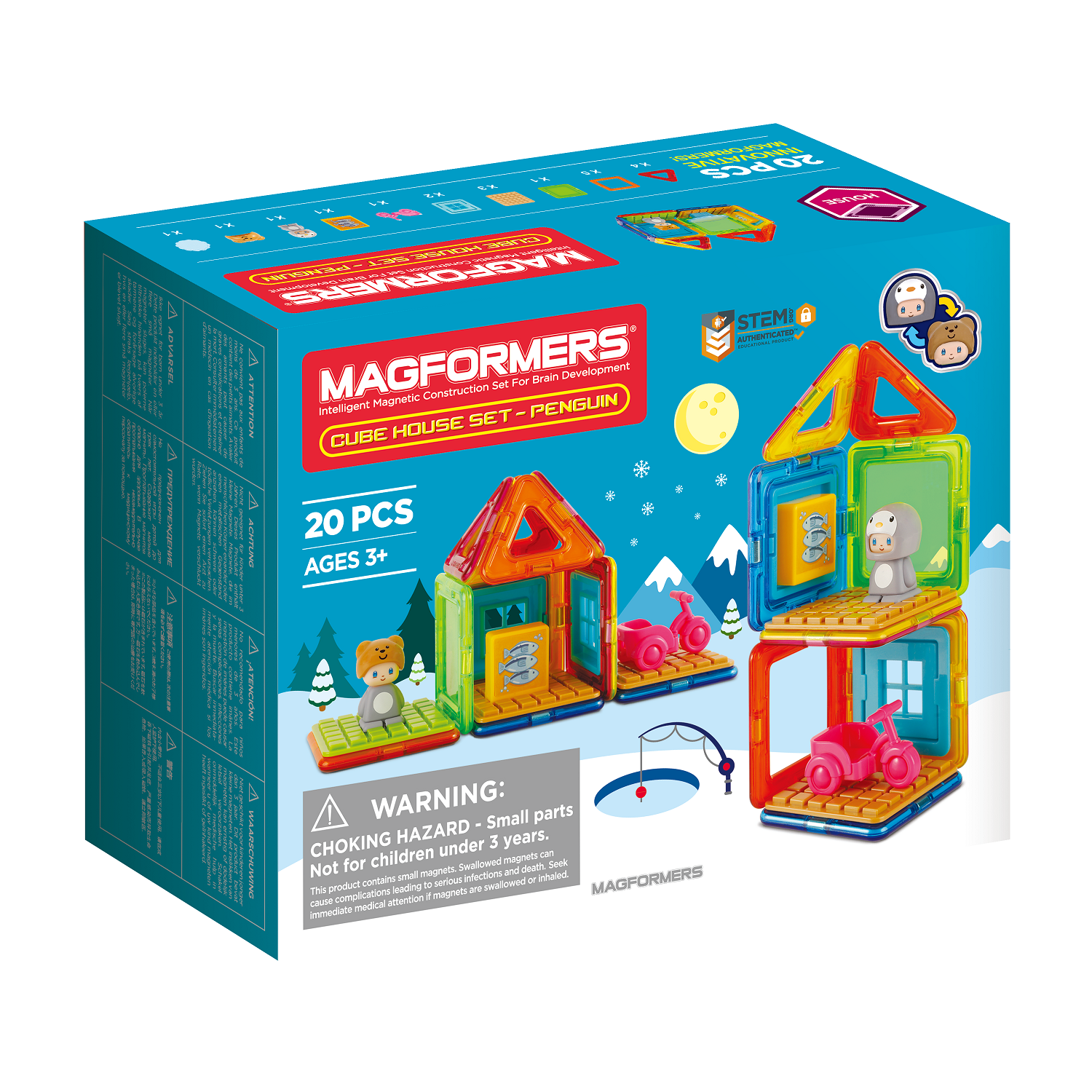 Magformers Cube House Set- Penguin