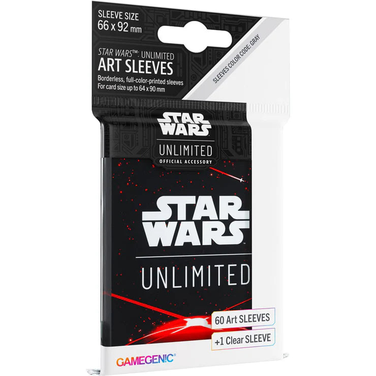 Star Wars: Unlimited - Art Sleeves (Card Back Red)